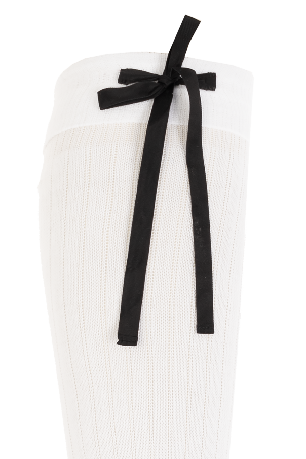 Maison Margiela Long socks with a bow