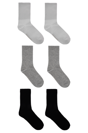 SKIMS Pack de tres pares de calcetines