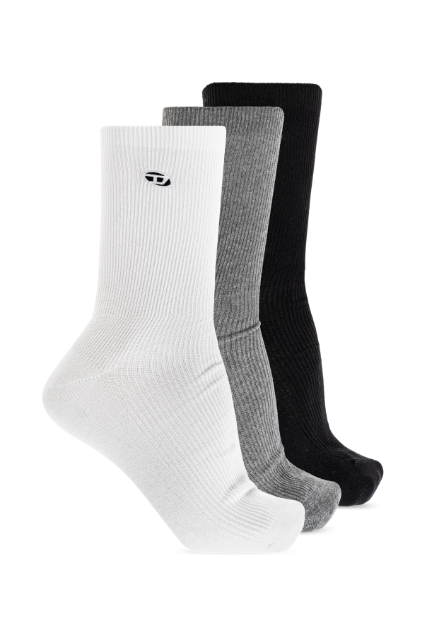 Three-pack of socks `SKM-D-OVAL` od Diesel