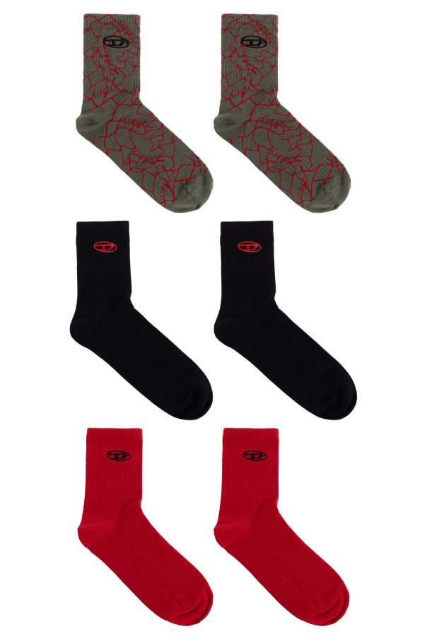 Diesel 3-pack of socks `SKM-D-TENNIS-CREW`