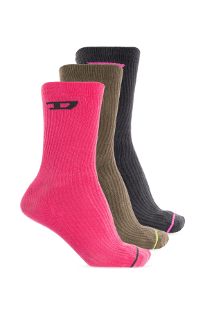 Three-pack of socks `skm-d-tennis-crew` od Diesel