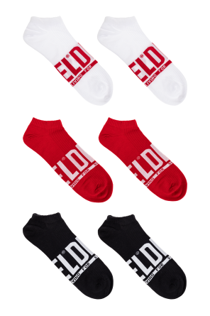 Diesel Pack de tres calcetines