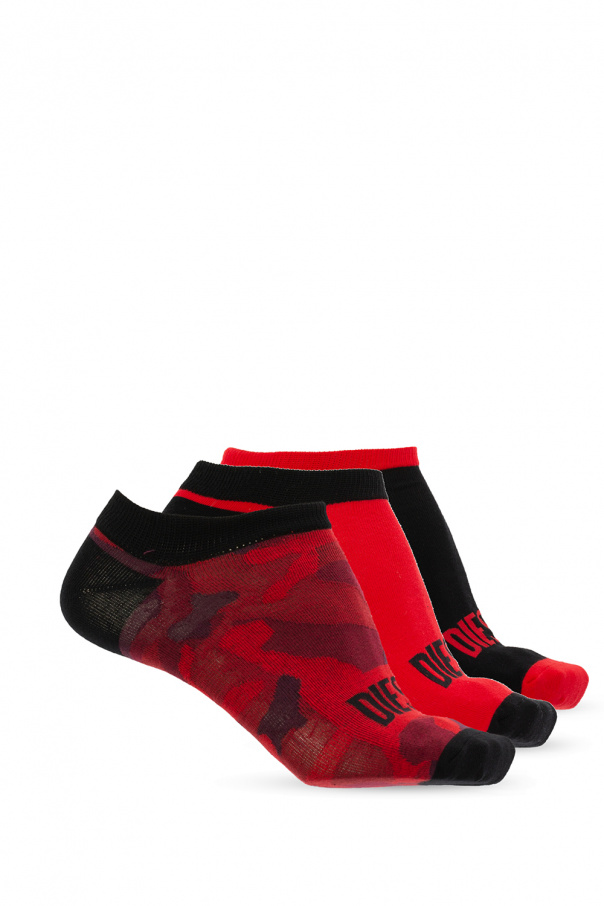 Diesel 'SKM-DOST' socks three-pack