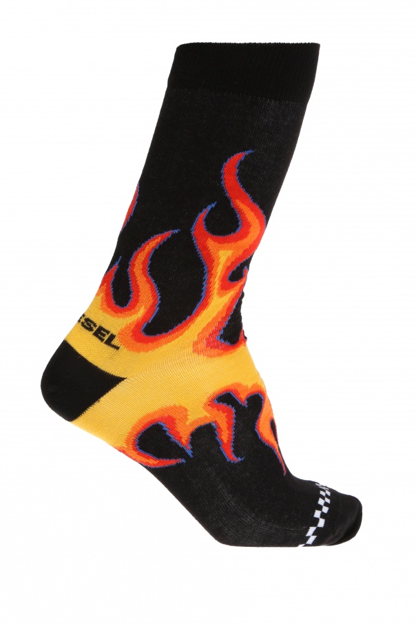 Diesel Socks with flames | Men's | Vitkac