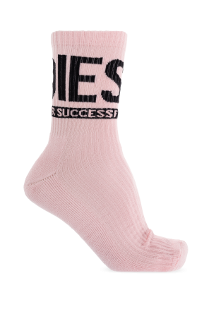 Diesel Pack de tres calcetines con logo
