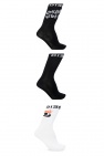 Diesel MULTICOLOUR Branded socks three-pack