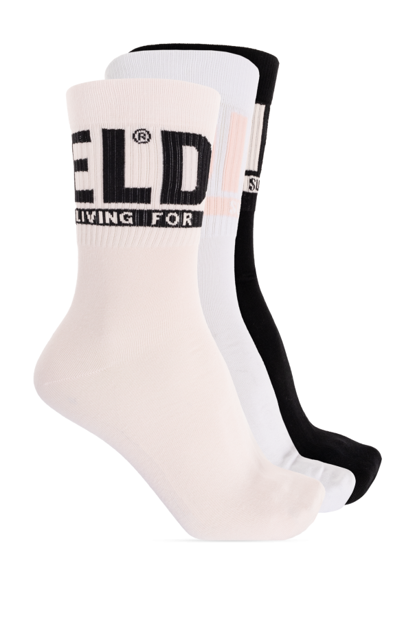 Diesel Branded socks three-pack