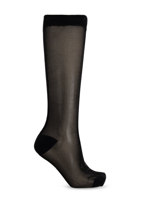 Knee-high socks with logo od Marni