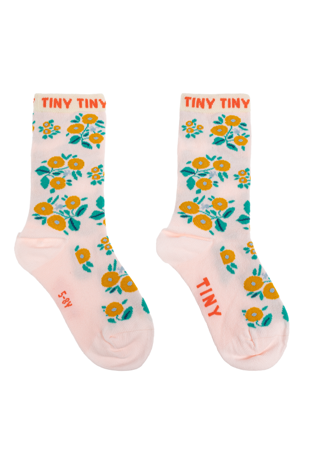 Socks with floral pattern od Tiny Cottons