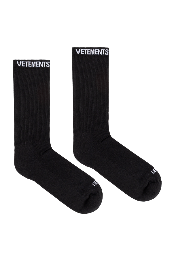 VETEMENTS Logo Socks