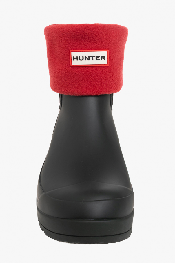 Hunter Sneaker Donna Bianco nero