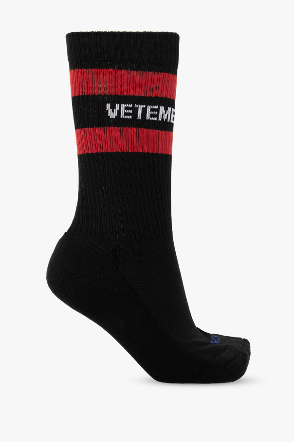 VETEMENTS Socks with logo