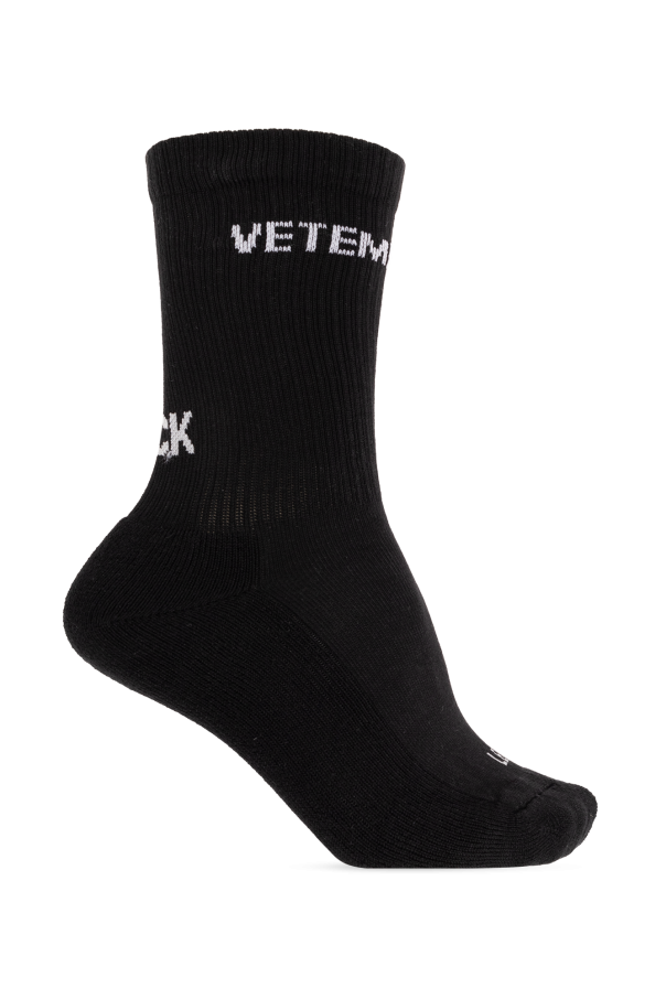 VETEMENTS Socks with logo