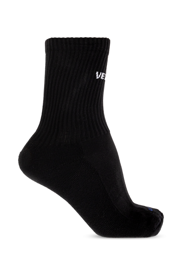 Cotton socks with logo od VETEMENTS