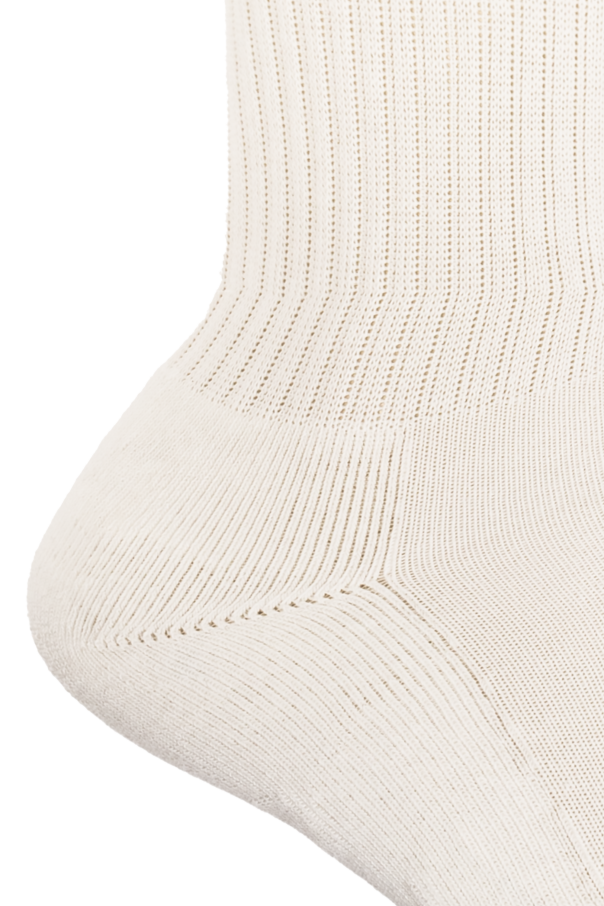 thicker, elastic fabric Socks with logo