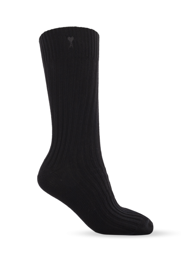 Ami Alexandre Mattiussi Three-pack of socks with embroidered logo
