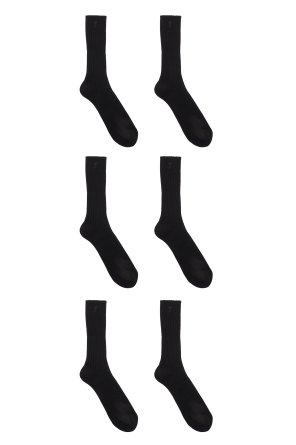Ami Alexandre Mattiussi Three-pack of socks with embroidered logo