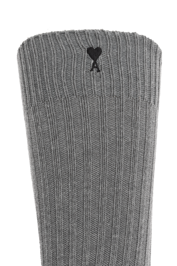 Ami Alexandre Mattiussi 3er-Pack Socken mit gesticktem Logo