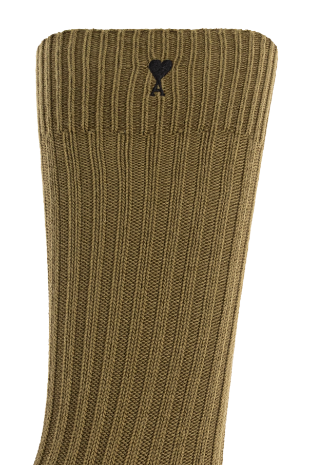Ami Alexandre Mattiussi Cotton socks with logo