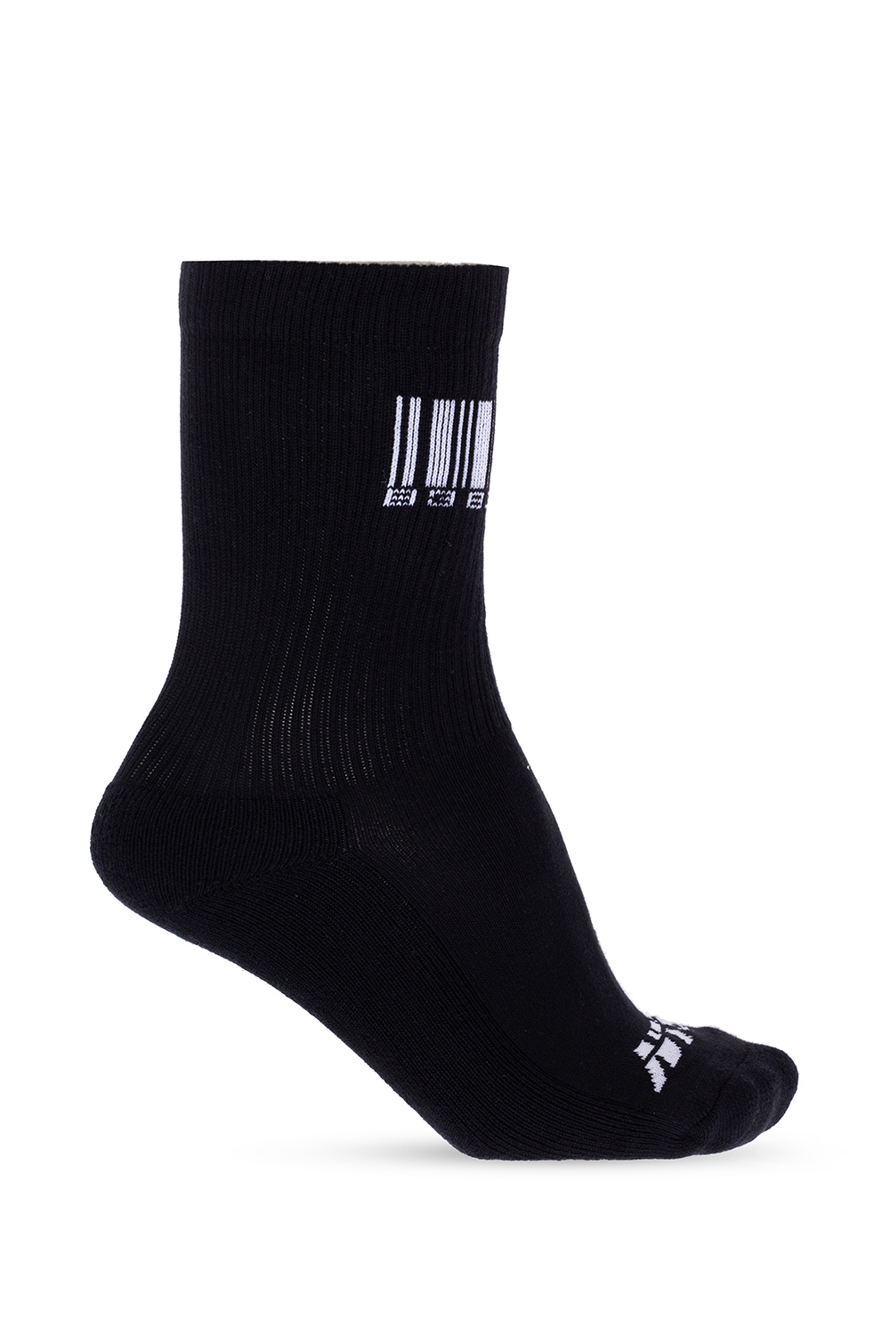 VTMNTS Socks with barcode embroidery