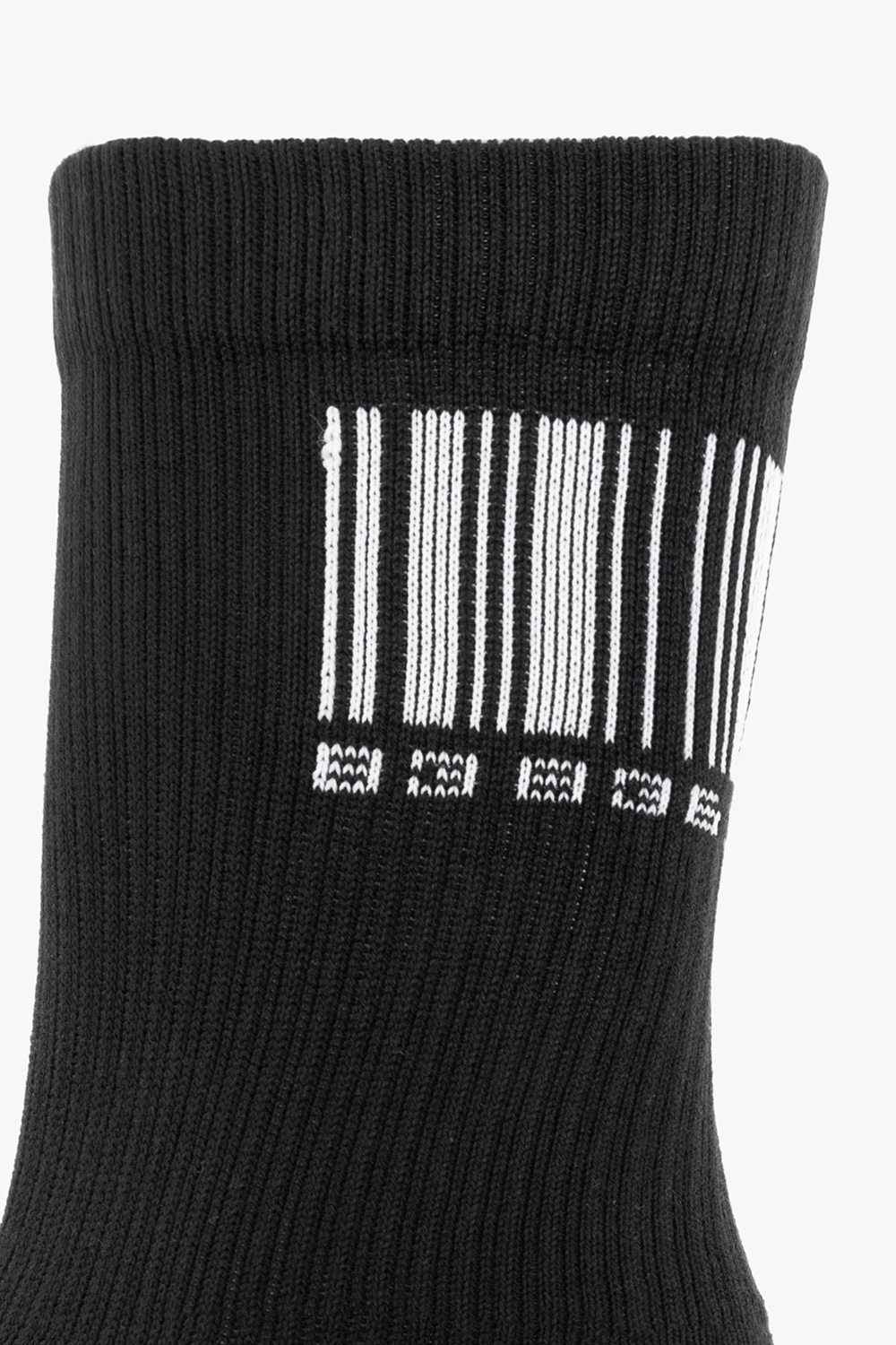 VTMNTS Socks with barcode motif