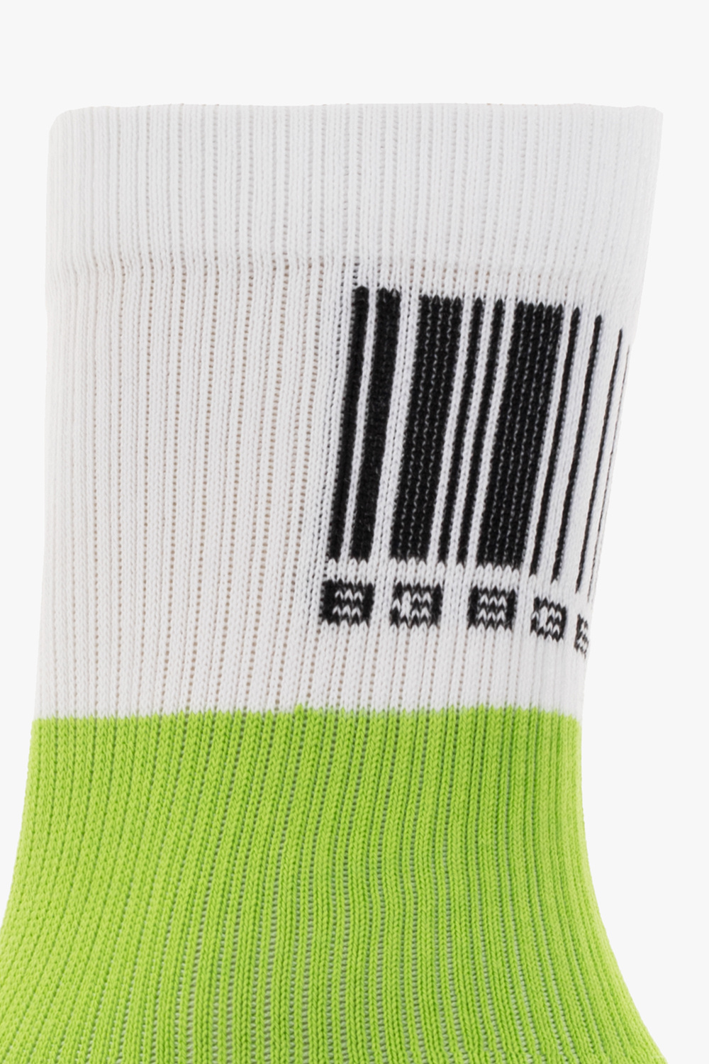 VTMNTS VTMNTS SOCKS WITH BARCODE MOTIF