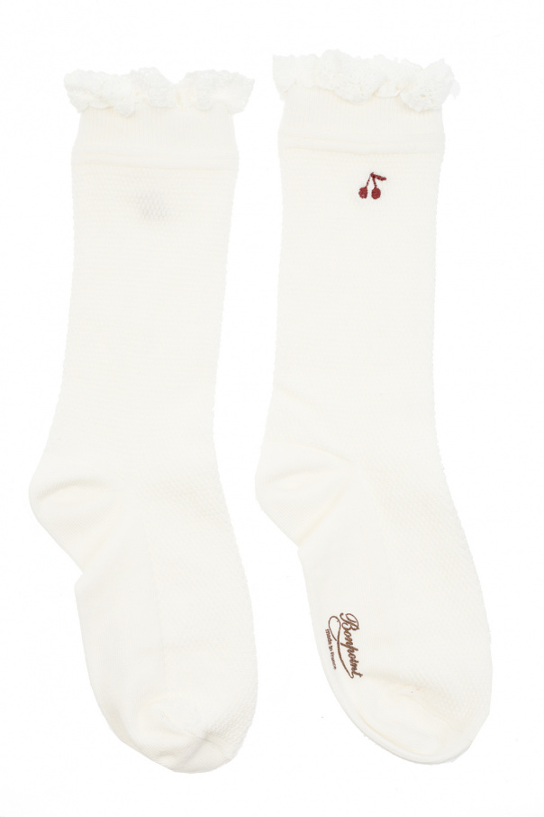 Bonpoint  Socks with lace ruffle