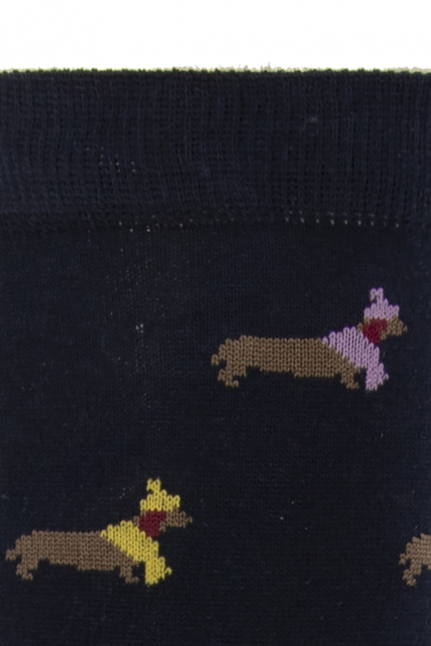 Paul Smith PAUL SMITH SOCKS WITH ANIMAL MOTIF