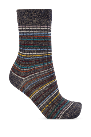 Paul Smith Pack de tres calcetines de algodón con hilo de lurex
