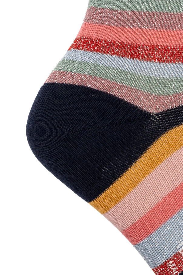 Paul Smith Paquete de tres calcetines de algodón con hilo de lúrex