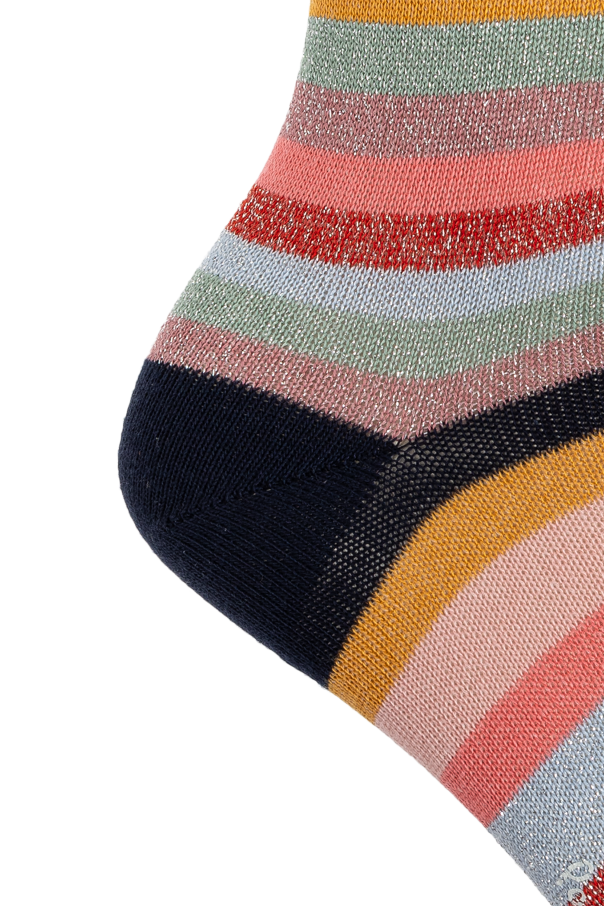 Paul Smith Paquete de tres calcetines de algodón con hilo de lúrex