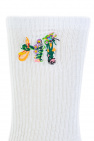 Opening Ceremony Socks with floral lettering