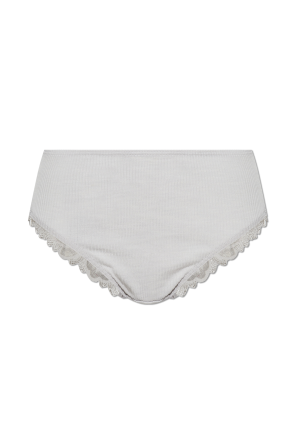 Slips mit Spitzeinsatz