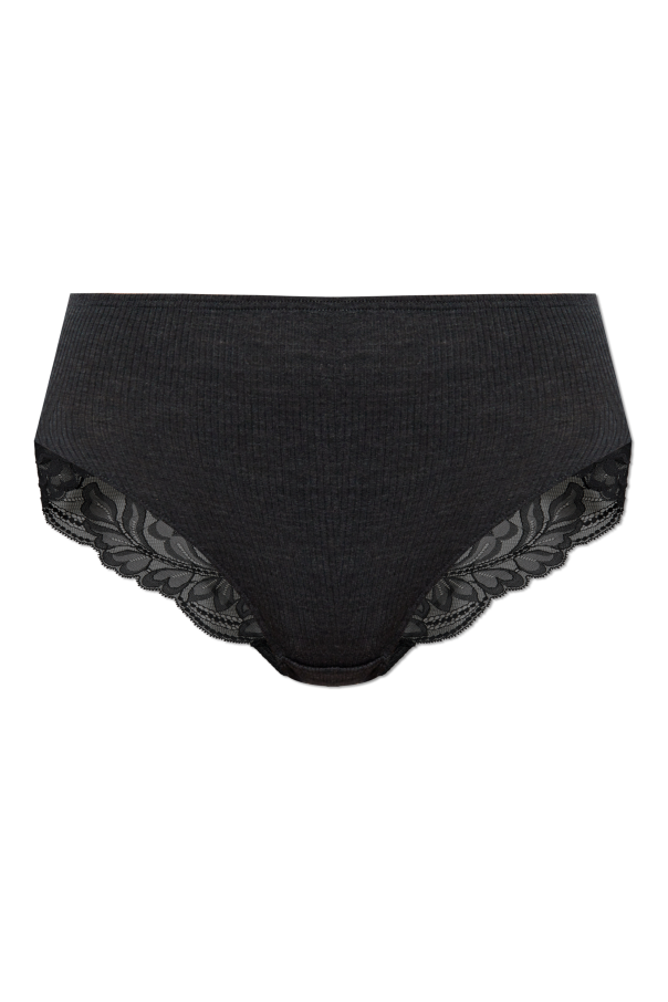 Hanro Briefs with lace trim