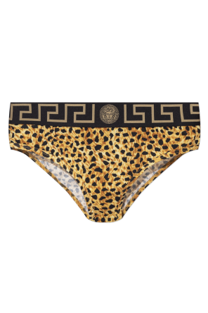 Leggings with animal motif