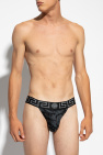 Versace BLACK Cotton jockstrap