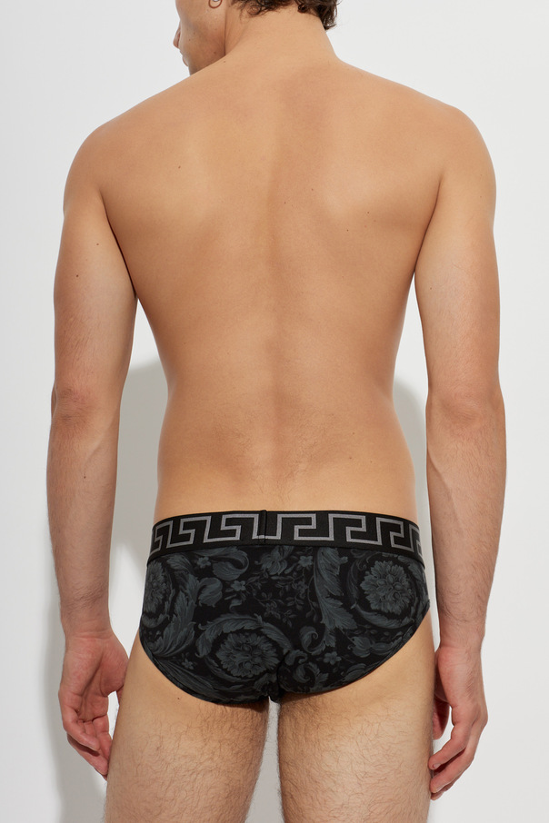 Versace Cotton briefs with logo