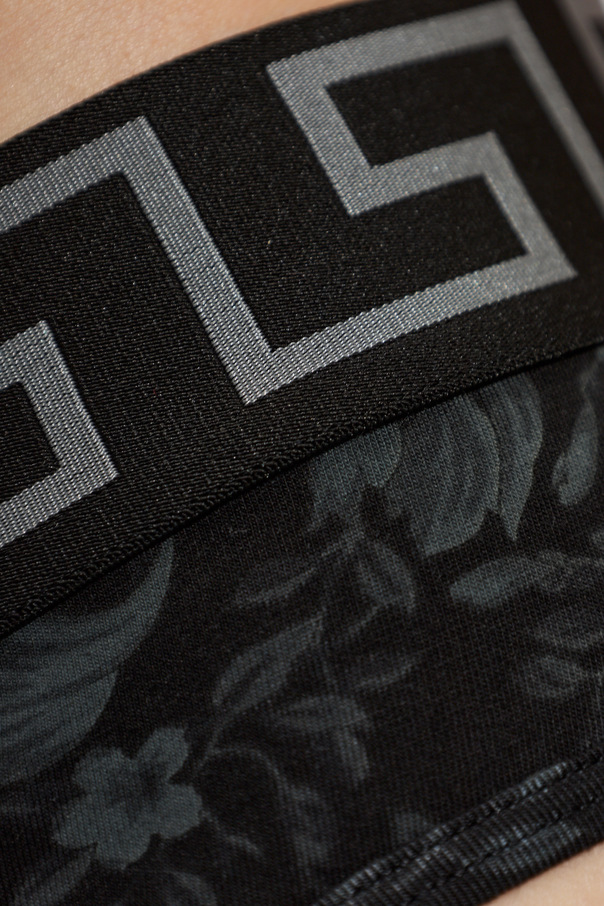 Versace Cotton briefs with logo