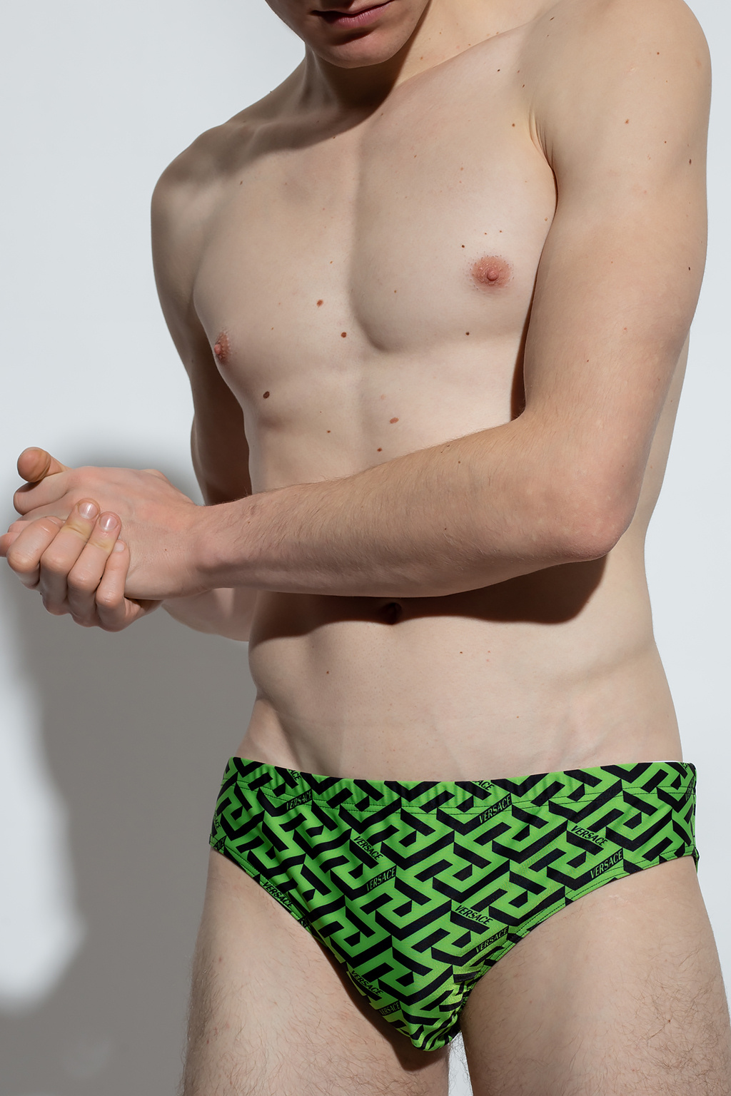 Versace Patterned swim briefs