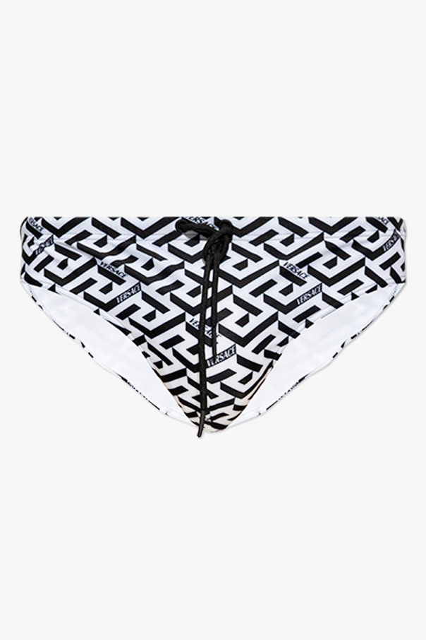 Versace Patterned swim Slim shorts