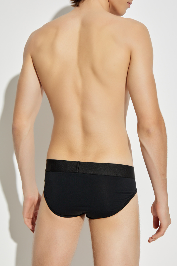 Versace Cotton briefs with logo