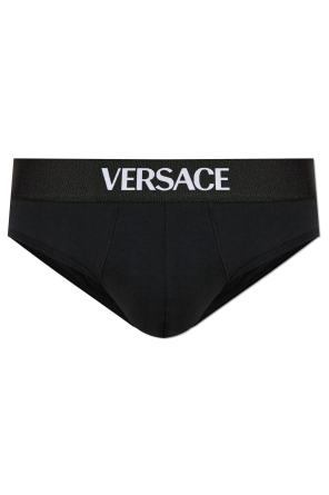 Cotton briefs with logo