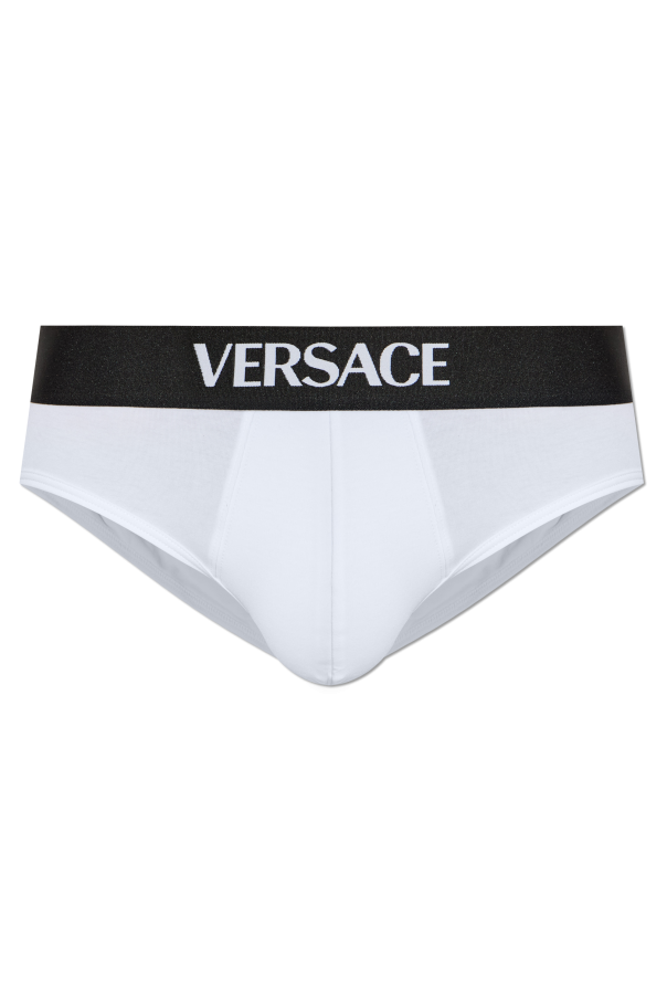 Cotton briefs with logo, zdjęcie 1 Cotton briefs with logo od Versace