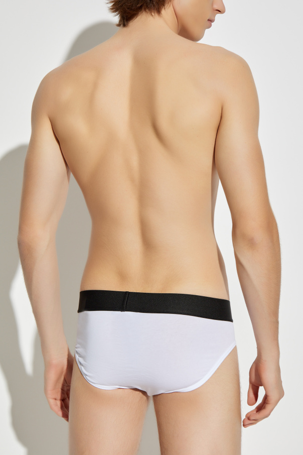 Versace Cotton briefs with logo
