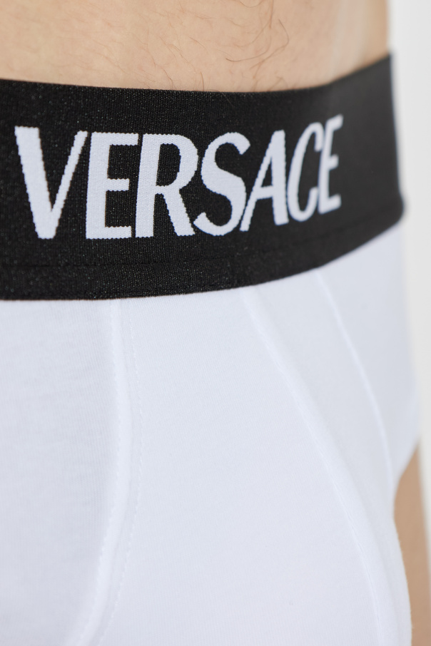 Versace Cotton briefs with logo