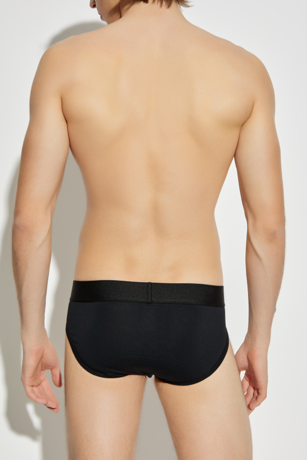 Versace 2-pack of cotton briefs with logo