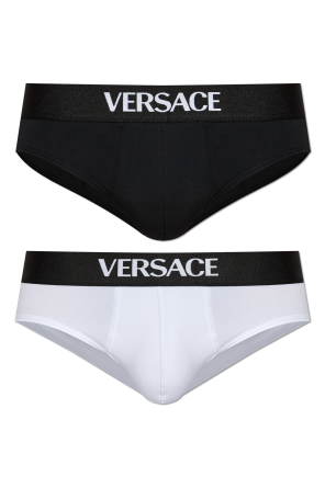 2-pack of cotton briefs with logo