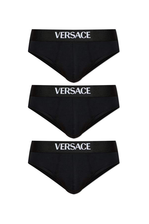 Three-pack of briefs with logo, zdjęcie 1 Three-pack of briefs with logo od Versace
