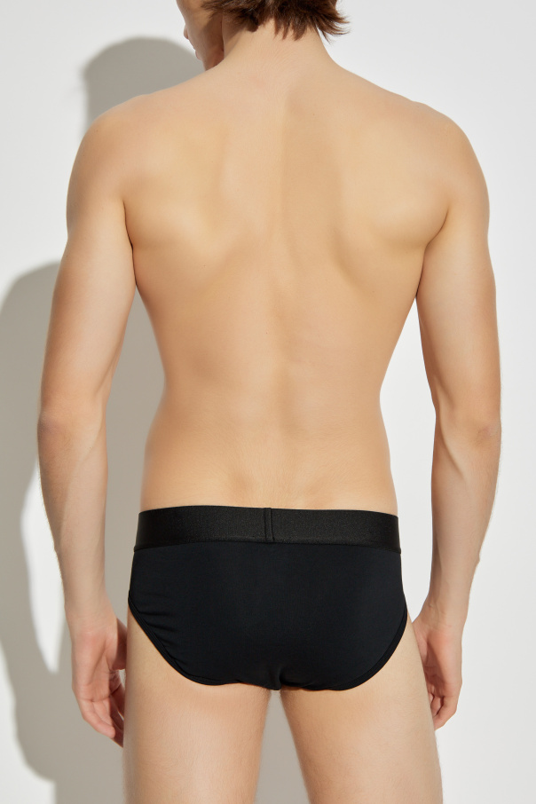 Versace Three-pack of briefs with logo