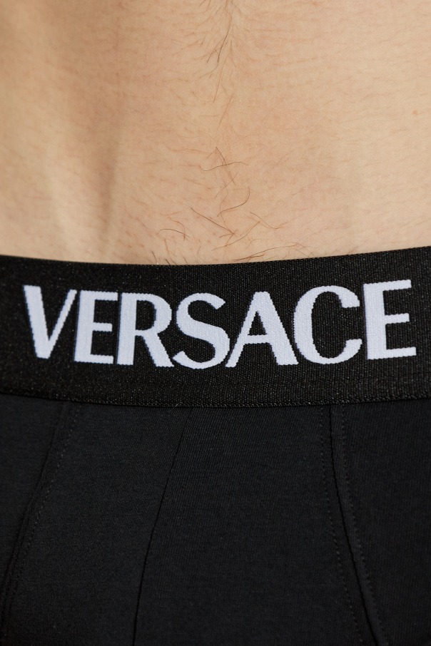 Versace Three-pack of briefs with logo